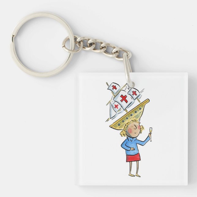 Llavero Día de Colón (Frente)