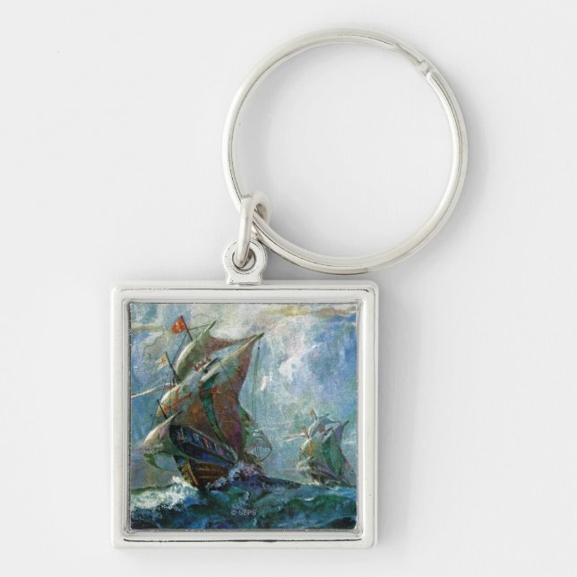 Llavero Día de Colón (Frente)