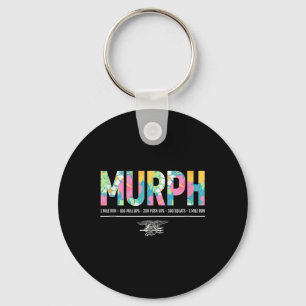 Llavero Día de Conmemoración de Murph Tropical Wod Ejércit