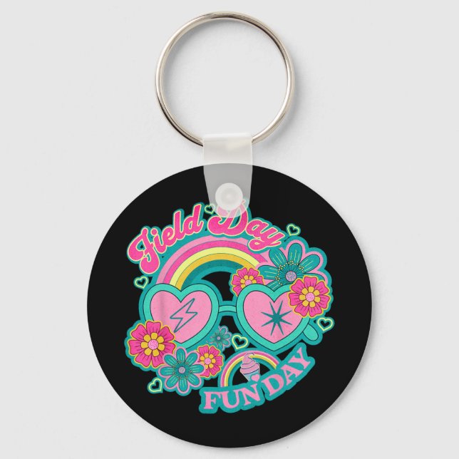 Llavero Día De Diversión De Campo Para Maestros Y Maestros (Anverso)