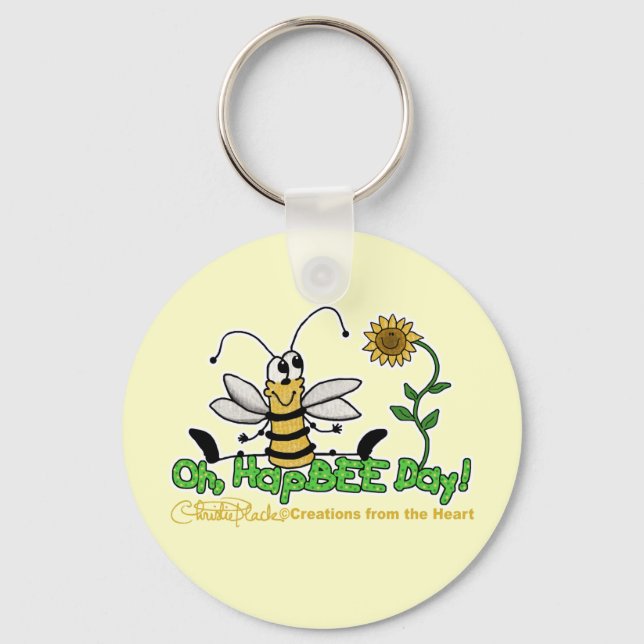 Llavero Día de HapBee (Anverso)
