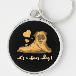 Llavero Día de Huesos - Pug Buen Humor