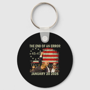 Llavero Día De Inauguración De Trump 2025 Fin De Un Error 