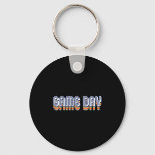 Llavero Día de juego vintage fútbol retro fútbol voleibol 