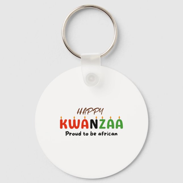 Llavero Día de Kwanzaa (Anverso)