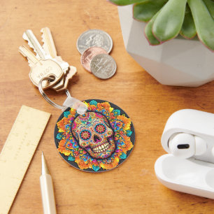 Llavero Día de la Calavera del Azúcar Muerto