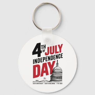 Llavero Día de la Independencia 250 Aniversario 4 de Julio