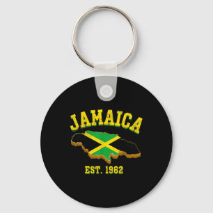 Llavero Día de la Independencia Camisas Jamaiquinas Mapa d