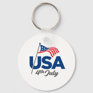 Llavero Día de la Independencia de Estados Unidos
