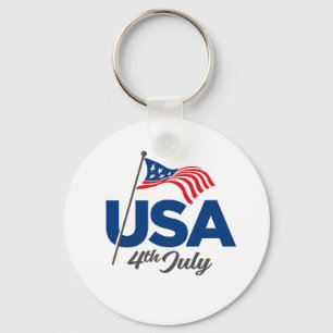 Llavero Día de la Independencia de Estados Unidos