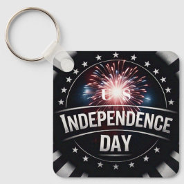 Llavero "Día de la Independencia de Estados Unidos" Fuegos