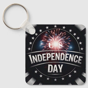 Llavero "Día de la Independencia de Estados Unidos" Fuegos