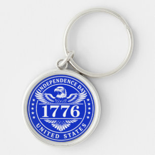 Llavero Día de la Independencia de Estados Unidos Insignia