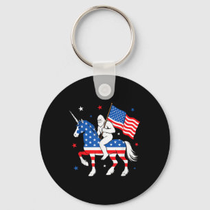Llavero Día De La Independencia De La Bandera De Estados U
