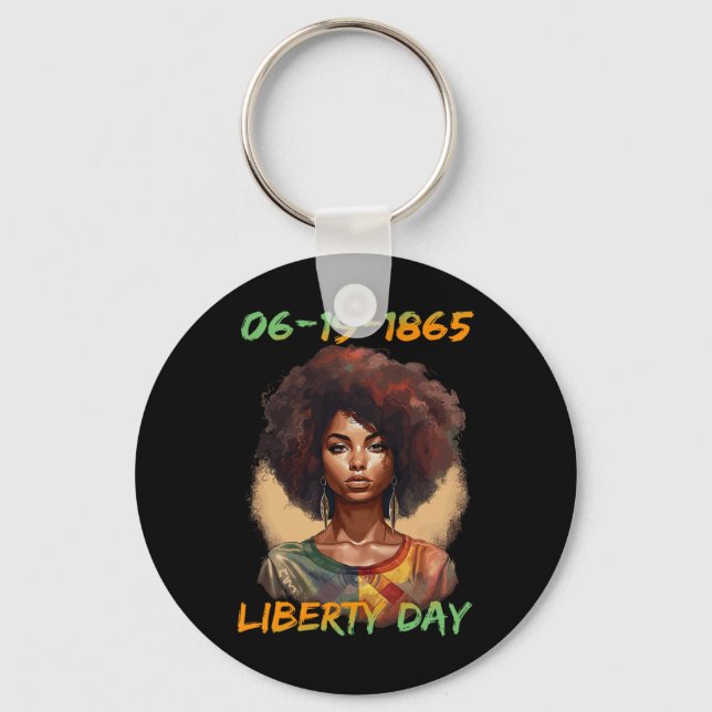 Llavero - Día de la Independencia de las Mujeres Afroameri (Anverso)
