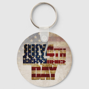 Llavero Día de la Independencia del 4 de julio Diseño de b
