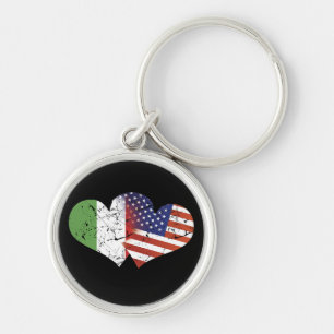 Llavero Día de la Independencia del italiano de la bander