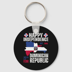 Llavero Día de la Independencia República Dominicana Bande