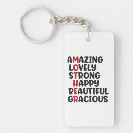 Llavero Día de la Madre asombrosa foto personalizada