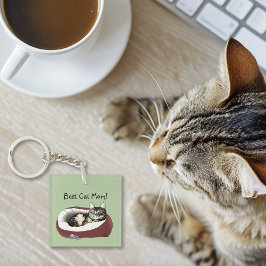 Llavero Día de la madre desde el gato