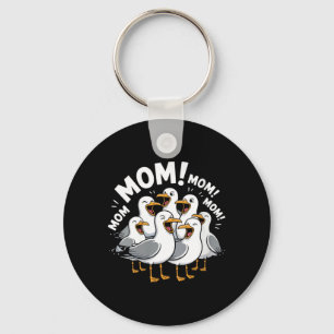 Llavero Día de la Madre Divertida Mujer Gaviota Mamá Anima