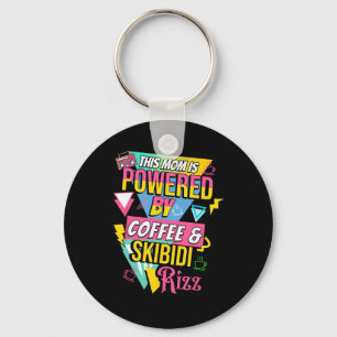 Llavero Día de la Madre Esta Mamá Es De Café Y Esquí Alime