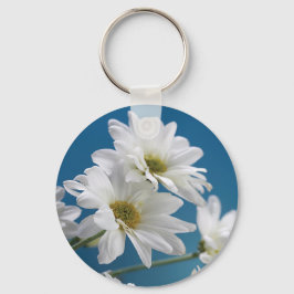 Llavero Día de la Madre Jardín del Amor, Daisies, cielo az