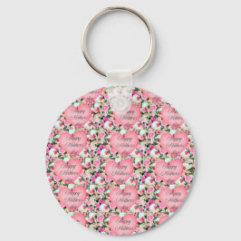 Llavero Día de la Madre Orquídea Rosa