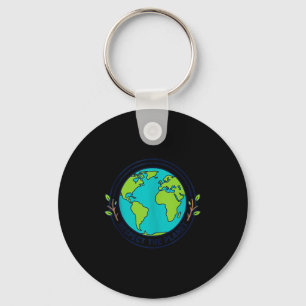 Llavero Día de la Tierra amor por la naturaleza ecológico 