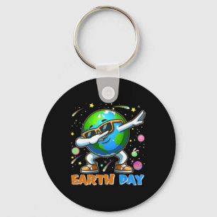 Llavero Día de la Tierra Dabbing Earth Niños Chicas Niños