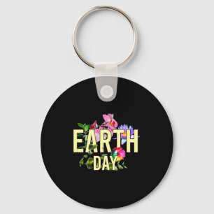 Llavero Día de la Tierra planeta verde conciencia ambienta