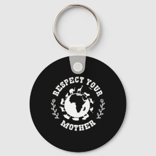 Llavero Día de la Tierra Regalo Respeto a tu madre natural