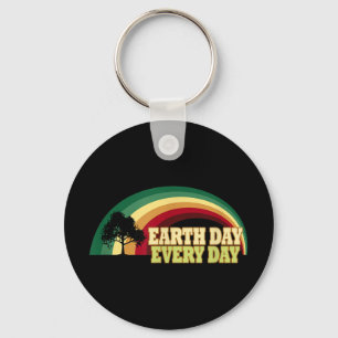Llavero Día de la Tierra Todos los Días Árbol Protección A