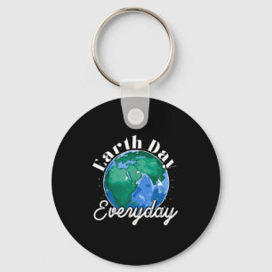 Llavero Día de la Tierra Todos los Días Conciencia Ambient