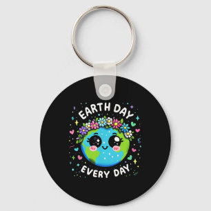 Llavero Día de la Tierra Todos los Días Cute Planeta Regal