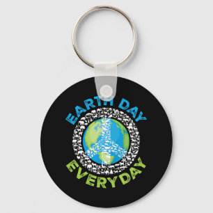 Llavero Día de la Tierra Todos los Días Paz Tierra Animale