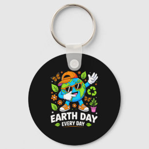 Llavero Día de la Tierra todos los días salva el planeta h