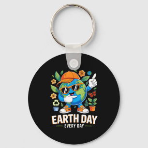 Llavero Día de la Tierra todos los días salva el planeta h
