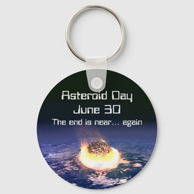 Llavero Día de los Asteroides 30 de junio (Anverso)
