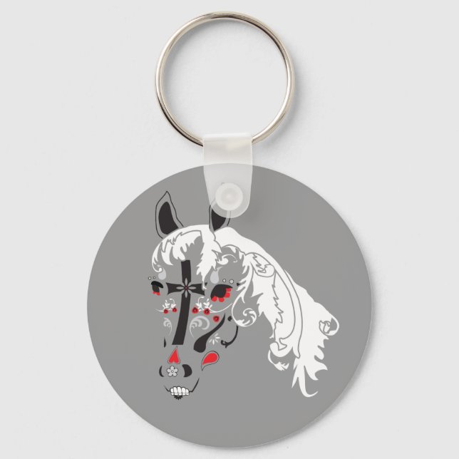 Llavero dia de los muertos caballo (Anverso)