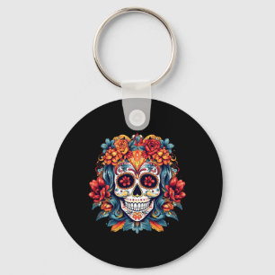 Llavero Día De Los Muertos Calavera De Azúcar La Catrina