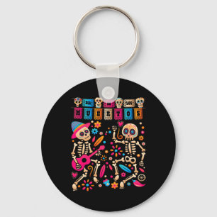 Llavero Día De Los Muertos Día De Los Muertos Esqueleto Me