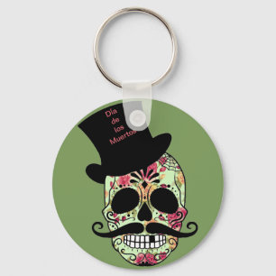 Llavero Dia de los Muertos personalizado