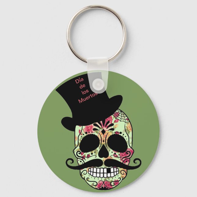 Llavero Dia de los Muertos personalizado (Anverso)