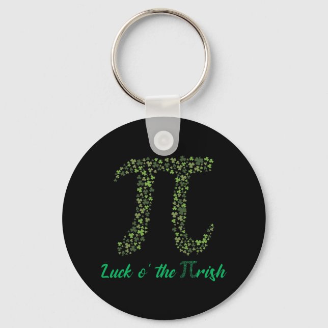 Llavero Día De Los Patrocinadores Gracioso Pi Luck O' Los  (Anverso)