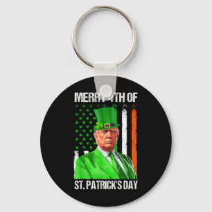 Llavero Día De Los Patrocinadores Trump Leprechaun Gorra