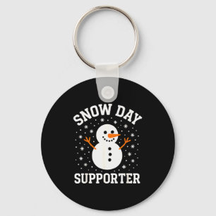 Llavero Día de nieve de Navidad partidario copo de nieve m