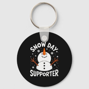 Llavero Día de Nieve Divertido partidario Copo de Nieve Na