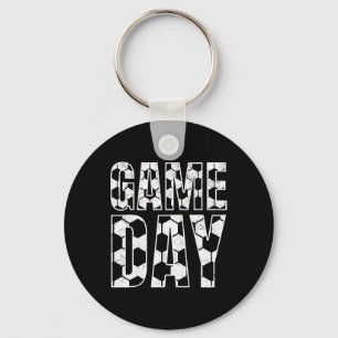 Llavero Día de partido de fútbol Vida de mamá de fútbol pa