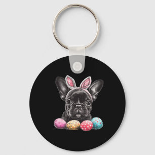 Llavero Día de Pascua Perro Frenchie Pascua Frenchie Perro